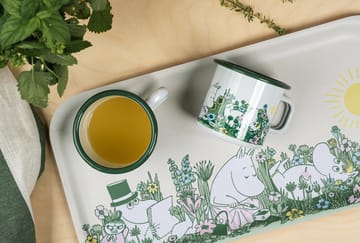 Moomin emalimuki 37 cl - Puutarhassa - Muurla