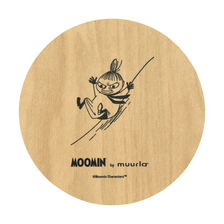 Moomin lasinalunen Ø10 cm, Anna sataa lunta Muurla