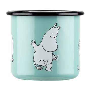 Moomin Retro -emalimuki 37 cl - Mint - Muurla