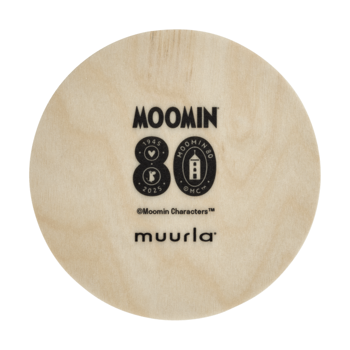 Muumi 80 lasinalunen Ø11 cm 4 kpl pakkaus, Monivärinen Muurla