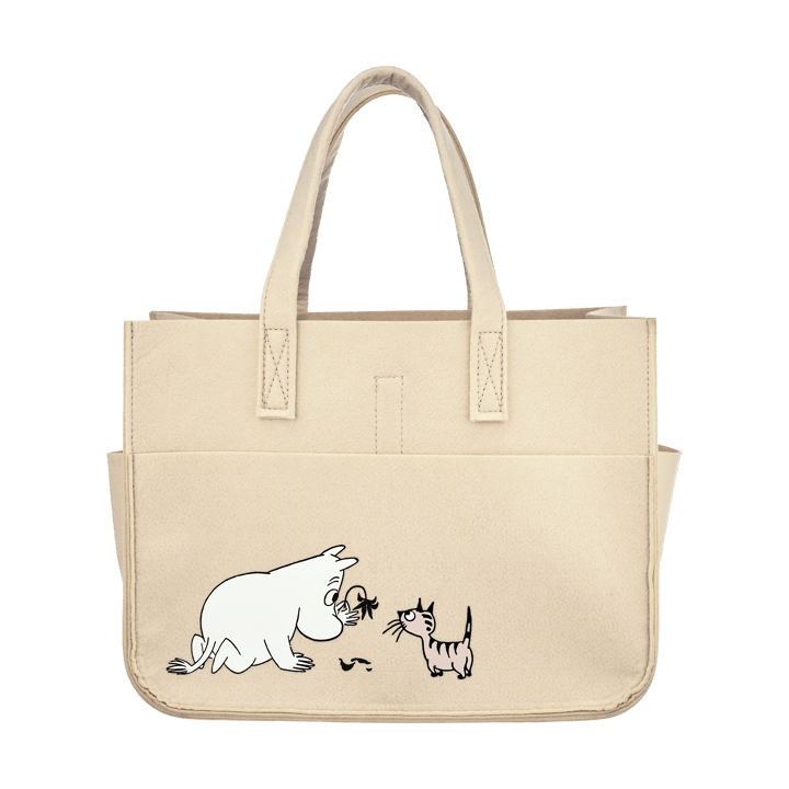 Muumi pets säilytyskori 25x40 cm - Beige - Muurla