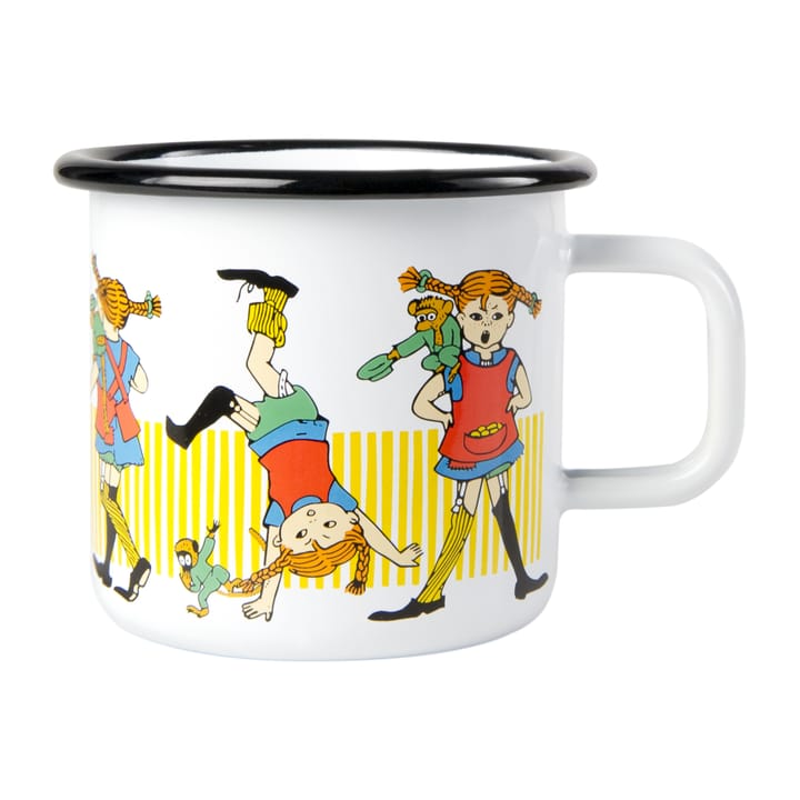 Pippi longstocking -emalimuki 3,7 dl - White - Muurla