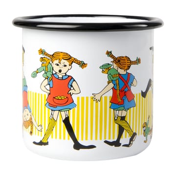 Pippi longstocking -emalimuki 3,7 dl - White - Muurla