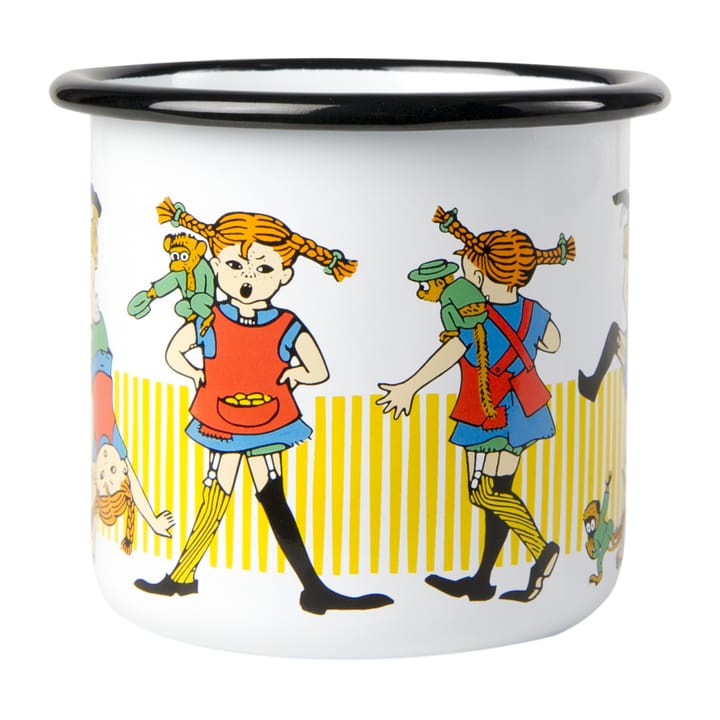 Pippi longstocking -emalimuki 3,7 dl, White Muurla