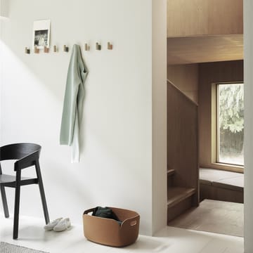 Attach vaateripustin 2-pakkaus - Oak-Aluminum - Muuto