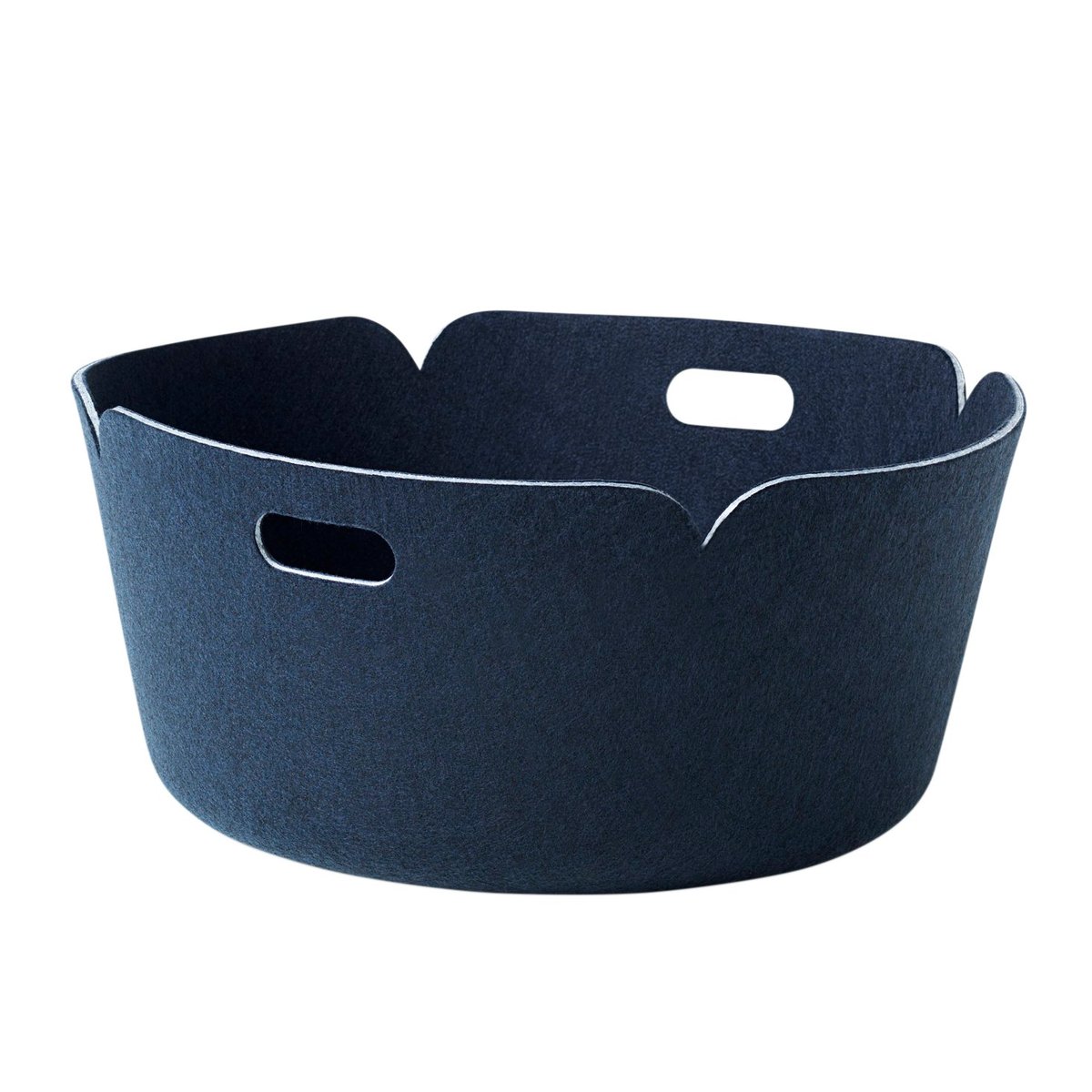 Muuto Restore säilytyskori pyöreä Midnight blue (sininen)