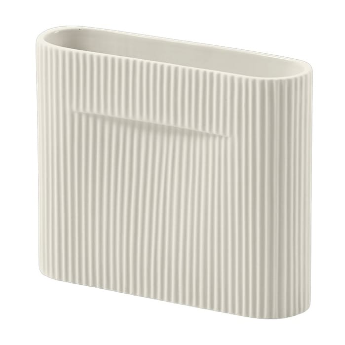 Ridge maljakko 16,5 cm - Off white - Muuto