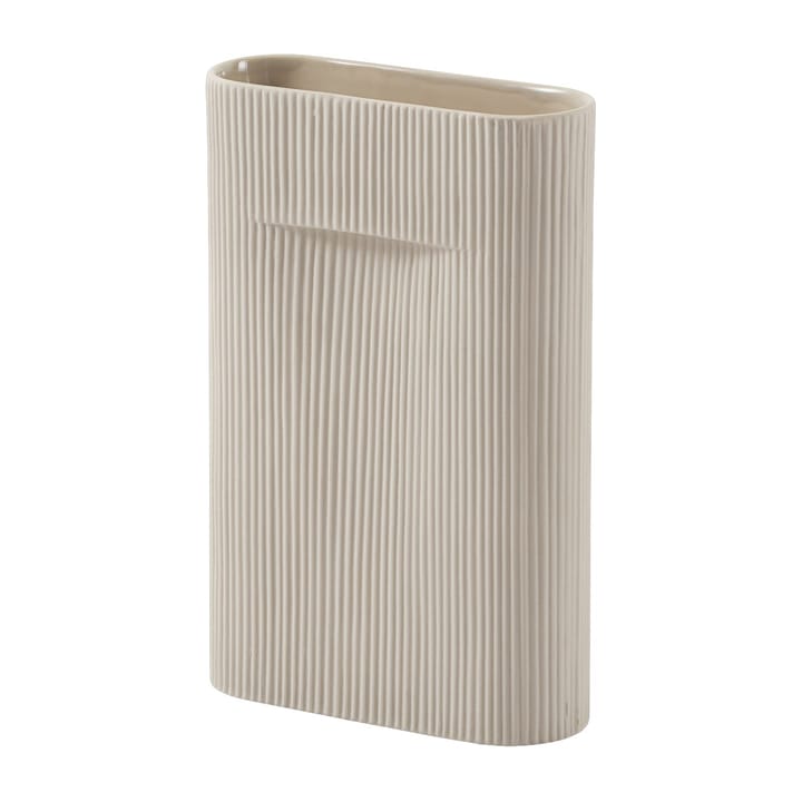 Ridge maljakko 35 cm - Beige - Muuto