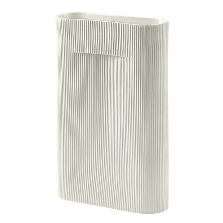 Ridge maljakko 48,5 cm, Off white Muuto