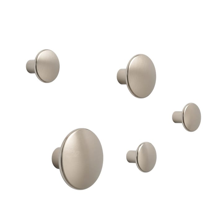 The Dots ripustin metalli 5 kpl - Taupe - Muuto