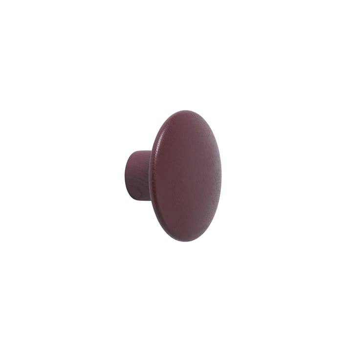 The Dots vaatekoukku burgundy, Medium Muuto