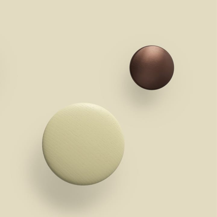 The Dots -vaatekoukku metalli 2,7 cm, Umber Muuto