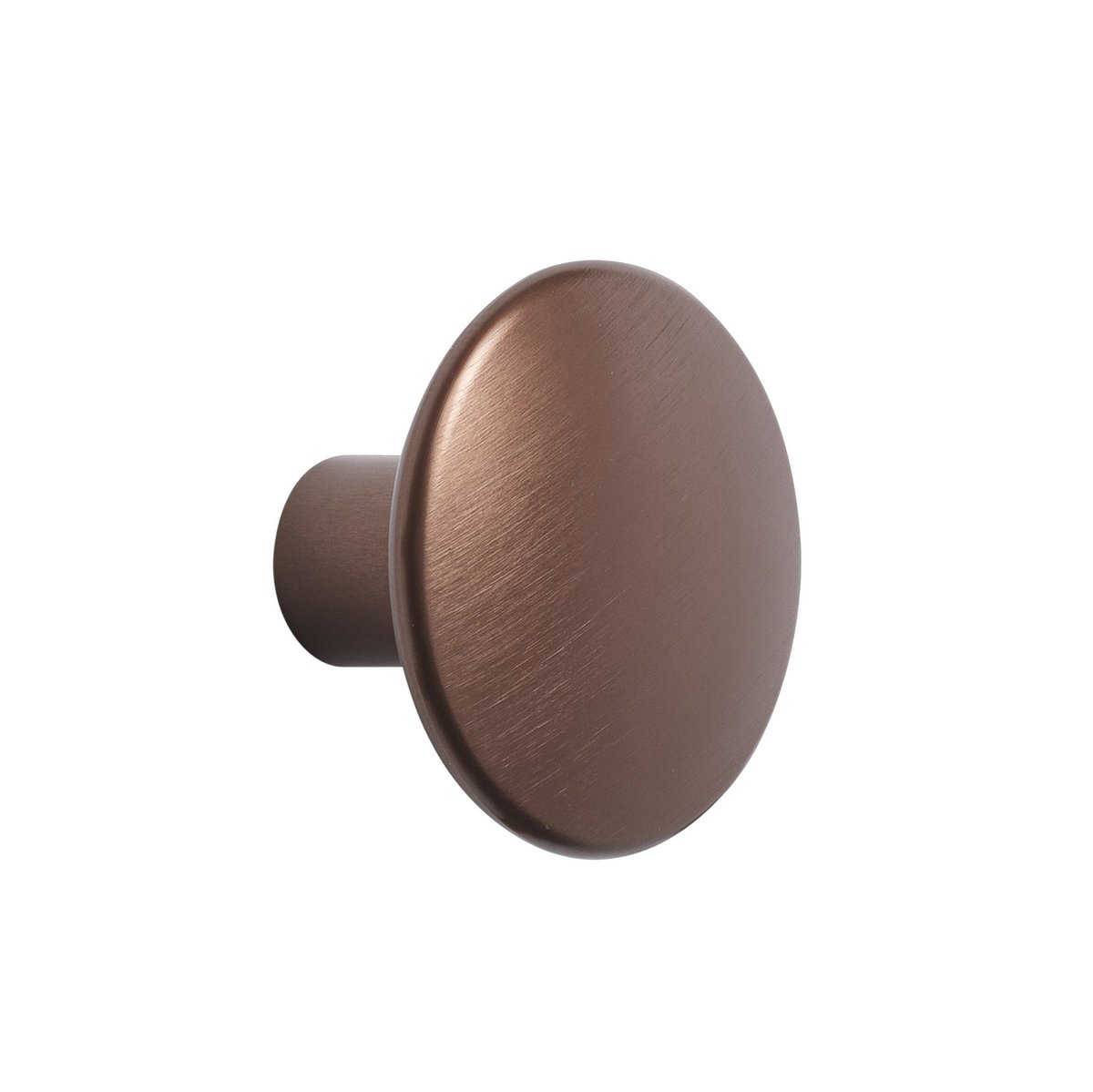 Muuto The Dots -vaatekoukku metalli 3,9 cm Umber