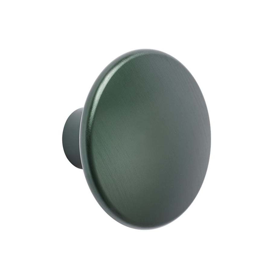 Muuto The Dots -vaatekoukku metalli 5 cm Dark green