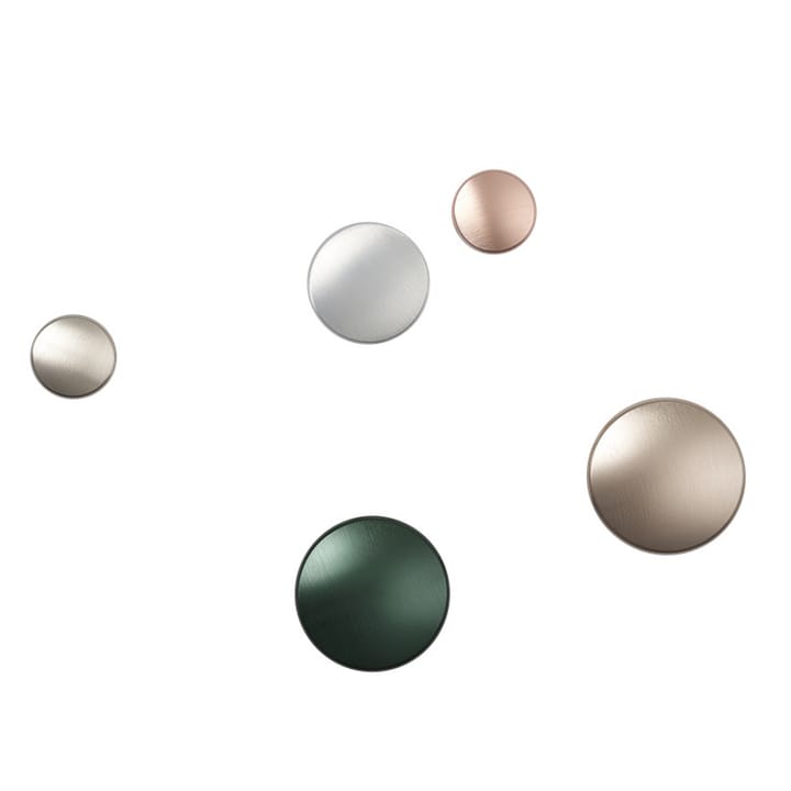 The Dots -vaatekoukku metalli 5 cm, Dark green Muuto