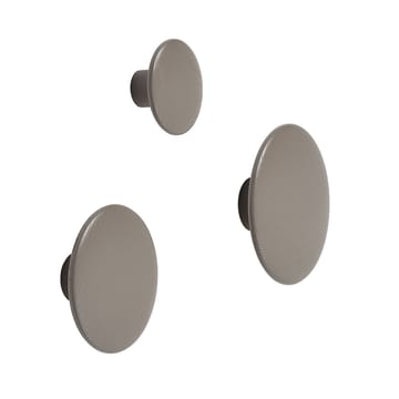 The Dots -vaatekoukku taupe - Ø 13 cm - Muuto