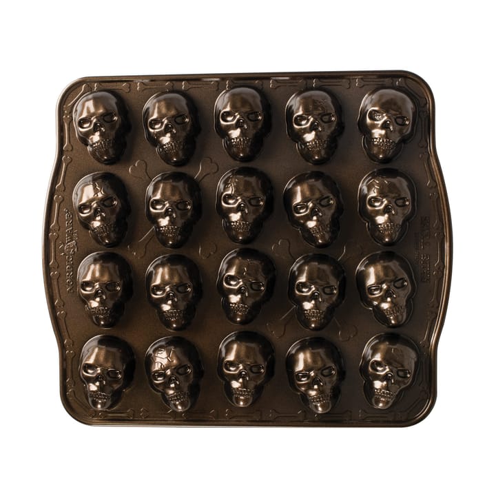 Nordic Ware Skull Bites -leivontavuoka - Pronssi - Nordic Ware