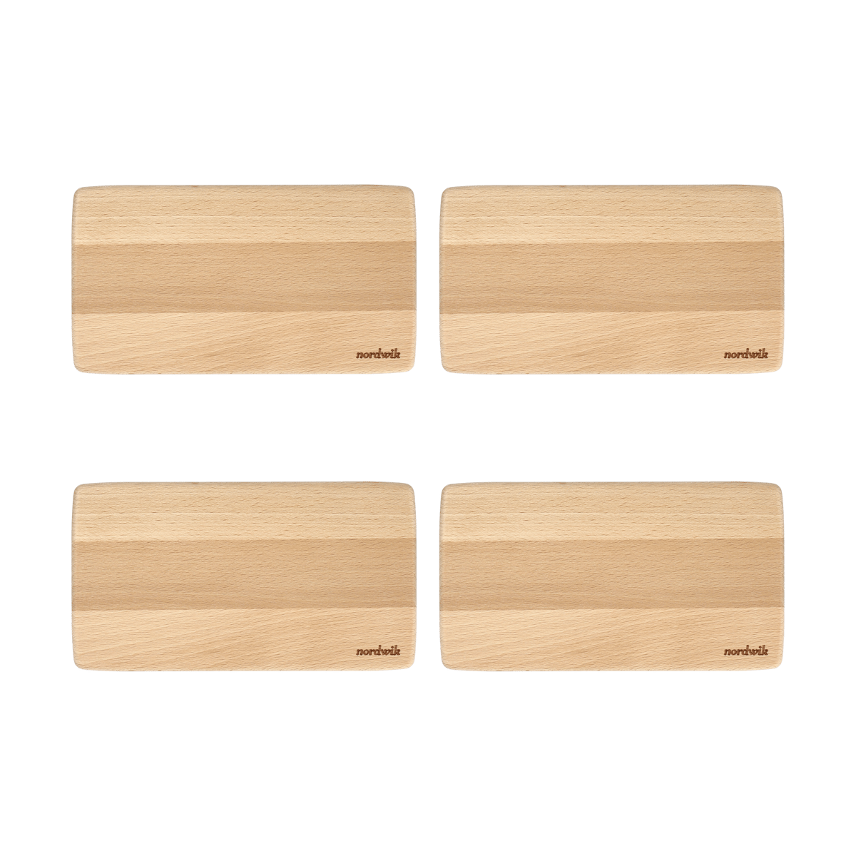 Nordwik Nordwik voileipätarjotin pyökki 4-pack 20x11x0,8cm