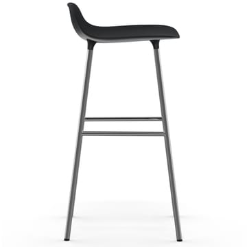 Form baarituoli kromatut jalat 75 cm - Musta - Normann Copenhagen