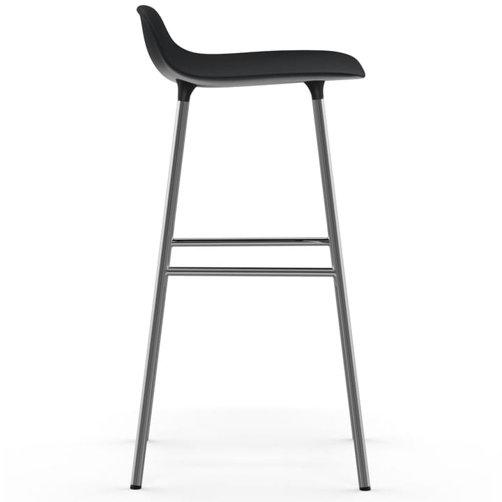 Form baarituoli kromatut jalat 75 cm, Musta Normann Copenhagen