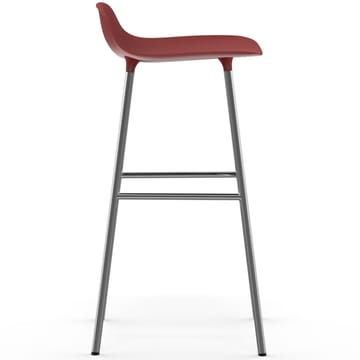 Form baarituoli kromatut jalat 75 cm - Punainen - Normann Copenhagen