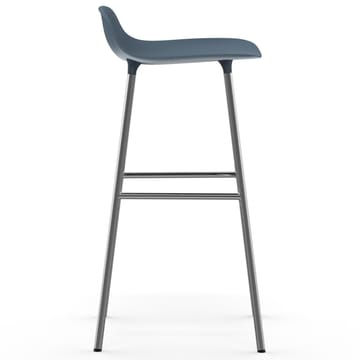 Form baarituoli kromatut jalat 75 cm - Sininen - Normann Copenhagen