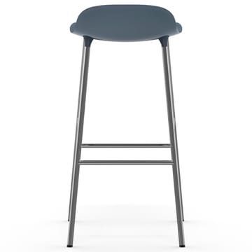 Form baarituoli kromatut jalat 75 cm - Sininen - Normann Copenhagen