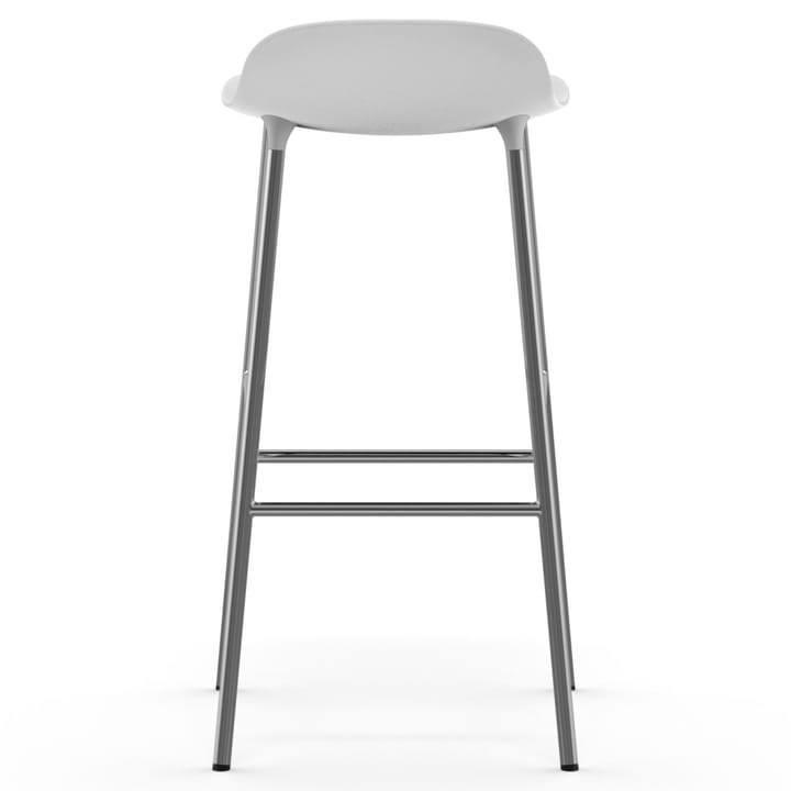 Form baarituoli kromatut jalat 75 cm, Valkoinen Normann Copenhagen