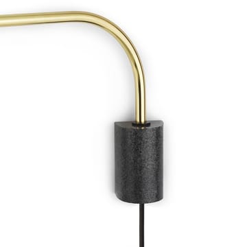 Grant seinävalaisin - Brass, suuri - teräs, graniitti - Normann Copenhagen