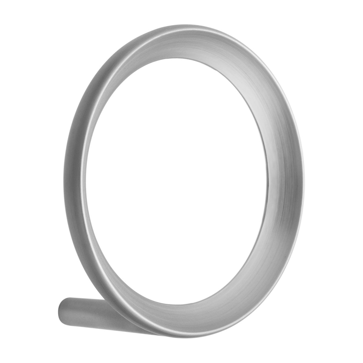 Normann Copenhagen Loop koukku large Ø 9,4 cm Brushed Zinc