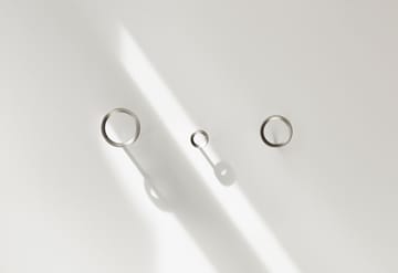 Loop koukku large Ø 9,4 cm - Brushed Zinc - Normann Copenhagen