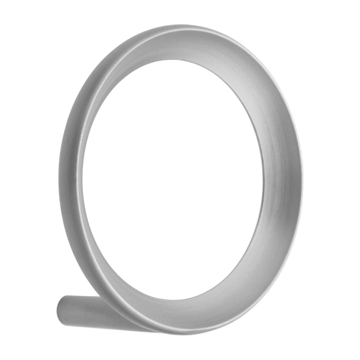 Loop koukku medium Ø 7,8 cm - Brushed Zinc - Normann Copenhagen