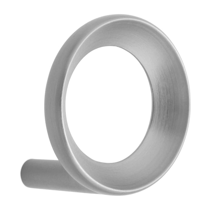 Loop koukku small Ø 4,4 cm - Brushed Zinc - Normann Copenhagen