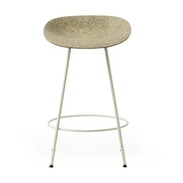 Mat Barstool baarijakkara 65 cm - Seaweed-cream steel - Normann Copenhagen