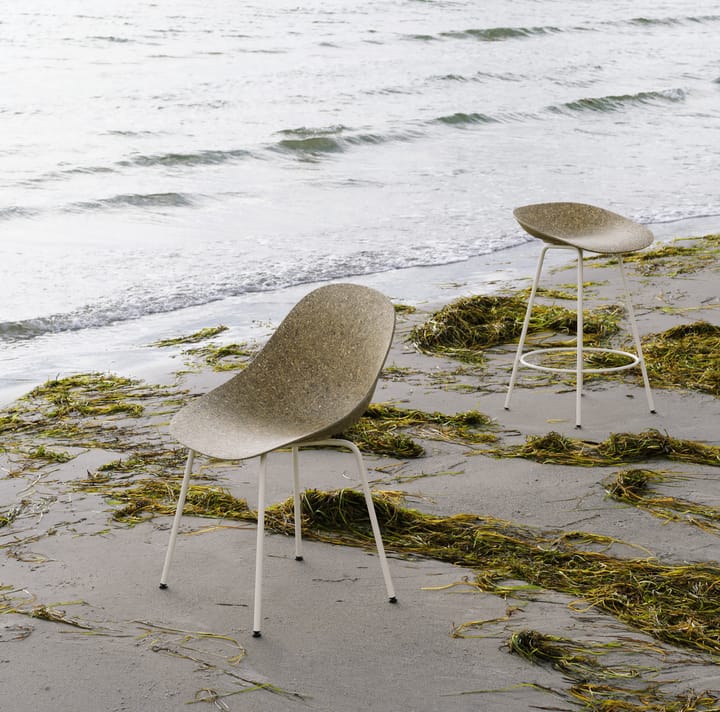 Mat Barstool baarijakkara 65 cm, Seaweed-cream steel Normann Copenhagen