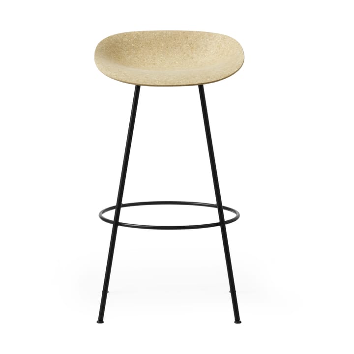 Mat Barstool baarijakkara 75 cm, Hemp-black steel Normann Copenhagen