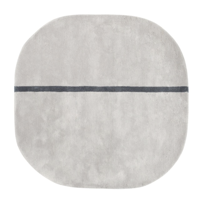 Normann Copenhagen Oona matto 140 x 140 cm Harmaa