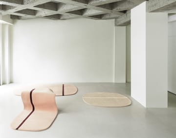 Oona matto 140 x 140 cm - Hiekka - Normann Copenhagen