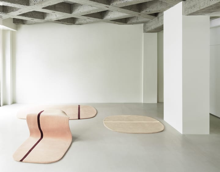 Oona matto 140 x 140 cm, Hiekka Normann Copenhagen