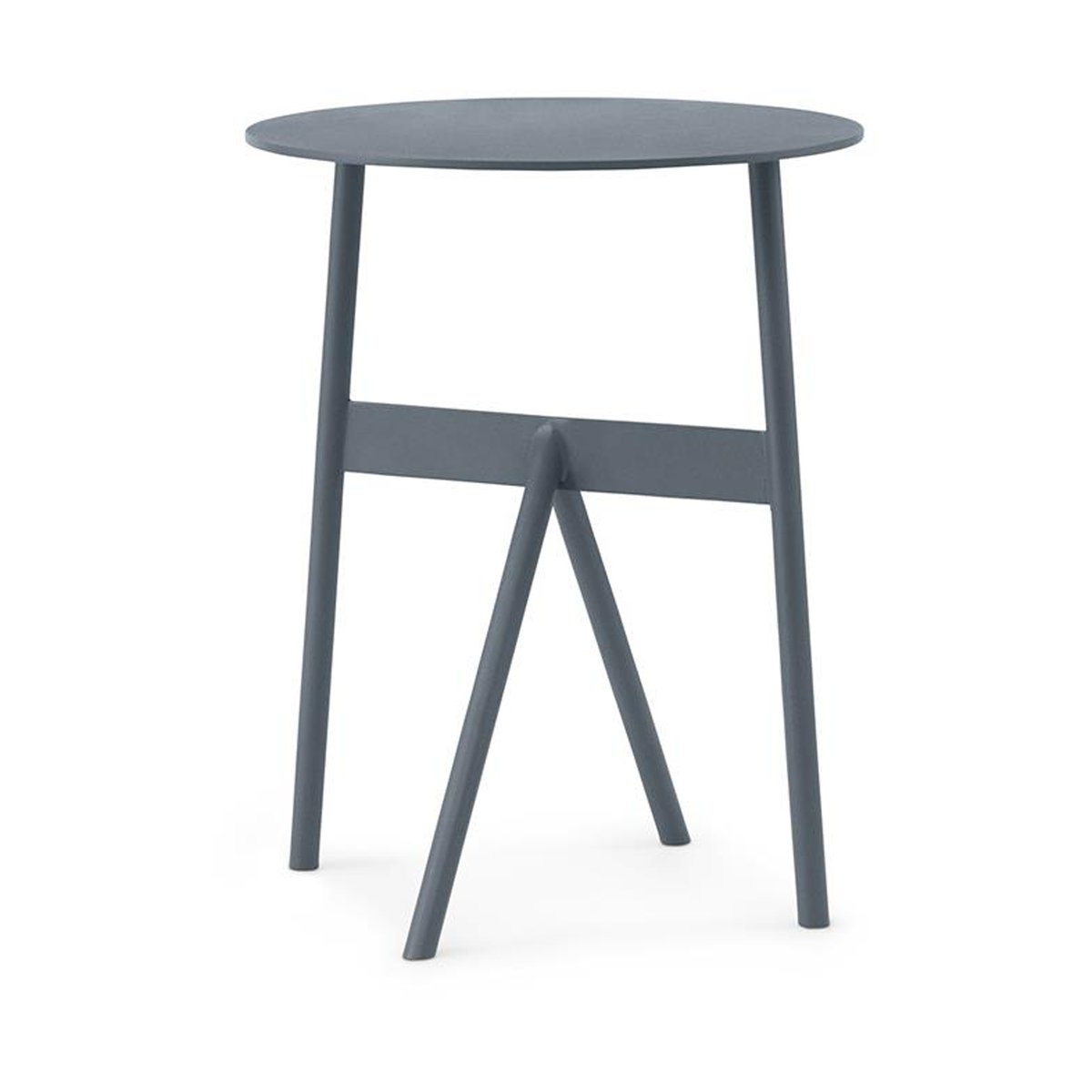 Normann Copenhagen Stock Table sivupöytä Ø37 cm K:46 cm Steel Blue