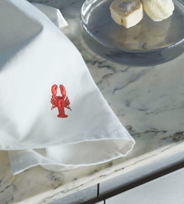 Yummy keittiöpyyhe 50 x 70 cm - Lobster - Normann Copenhagen