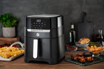 Easy Fry & Grill Precision 2-in-1 Airfryer - Musta - OBH Nordica