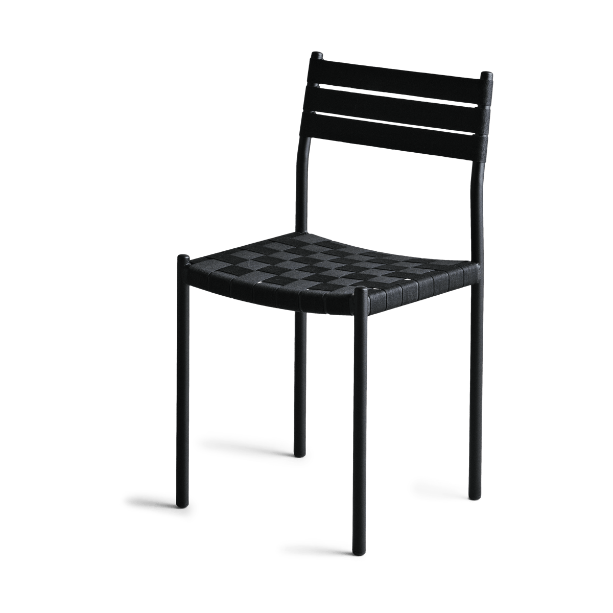 OX Denmarq Nettan Chair black frame tuoli Musta kudonta