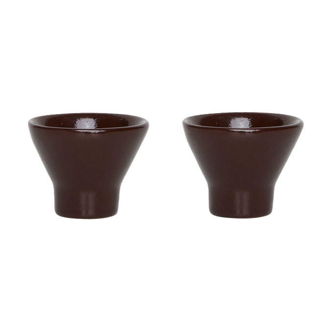 OYOY Yuka munakuppi 2-pakkaus Dark Terracotta