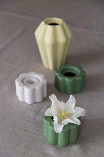 Birgit maljakko/kynttilälyhty 14 cm - Pale Yellow - PotteryJo