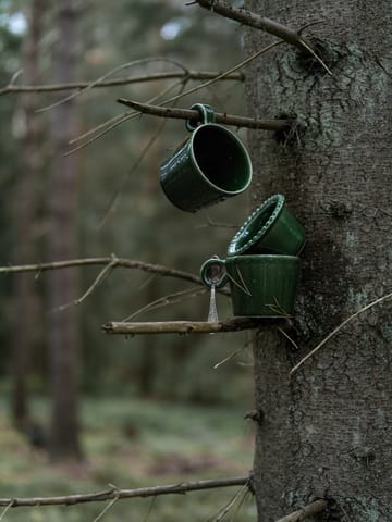 Daria kuppi kahvalla, 2-pakkaus - Moss - PotteryJo