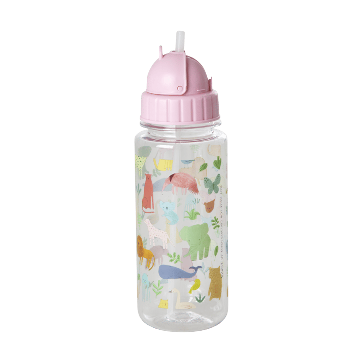 Rice lasten vesipullo 45 cl, Sweet Jungle Print-Soft Pink RICE