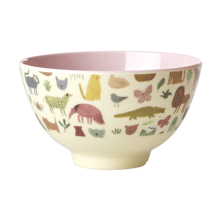 Rice melamiinikulho small - Sweet Jungle Print-Soft Pink - RICE