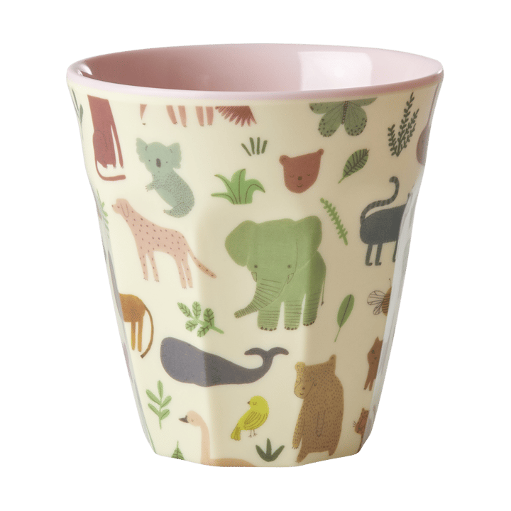 Rice melamiinikuppi medium, Sweet Jungle Print-Soft Pink RICE