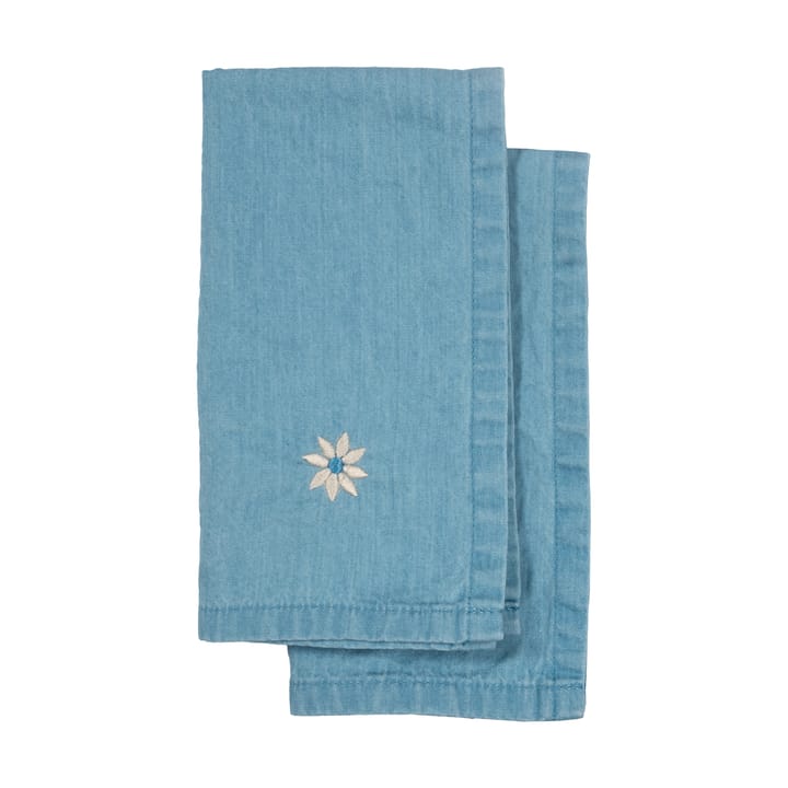 Eden denim keittiöpyyhe 50x70 cm 2-pack., Sininen Sagaform